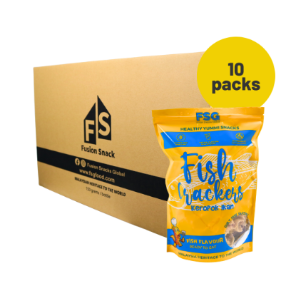 Picture of FSG Fish Crackers 100g x 10